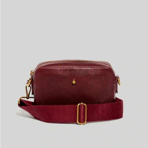 Madewell The Transport Camera Bag Dark Cabernet - Picture 2 of 16